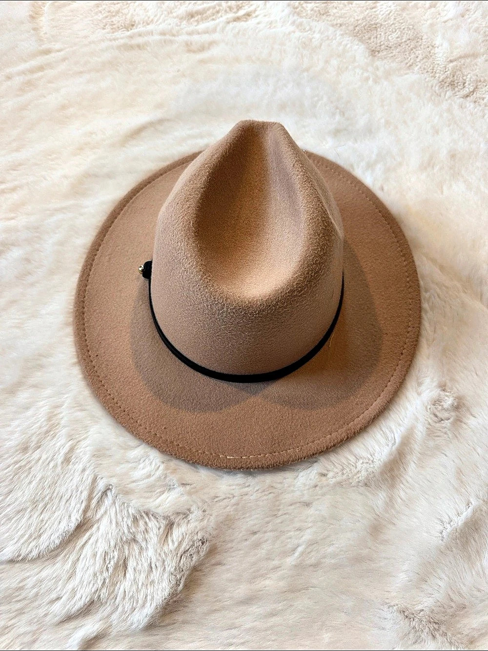 Brown Fedora Hat Like New
